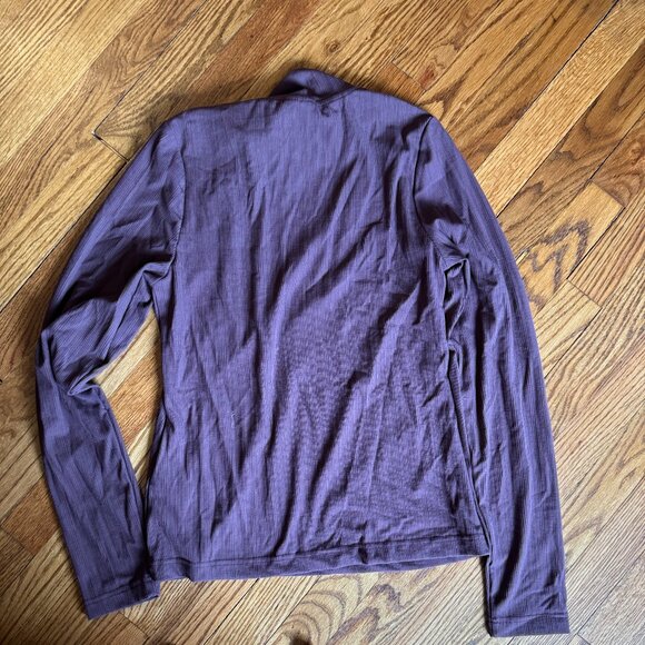 Varley Astrid Fitted Long-Sleeve Tee in Huckleberry, Size Small - Picture 5 of 5